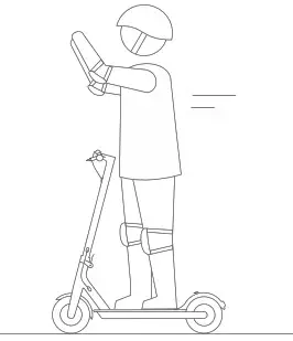 xiaomi DDHBC02NEB Electric Scooter Pro- let go