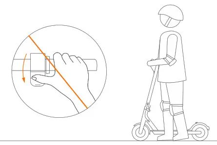 xiaomi DDHBC02NEB Electric Scooter Pro- padlock