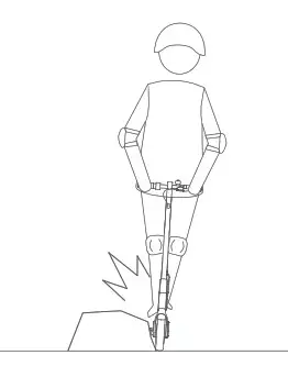 xiaomi DDHBC02NEB Electric Scooter Pro- steer clear