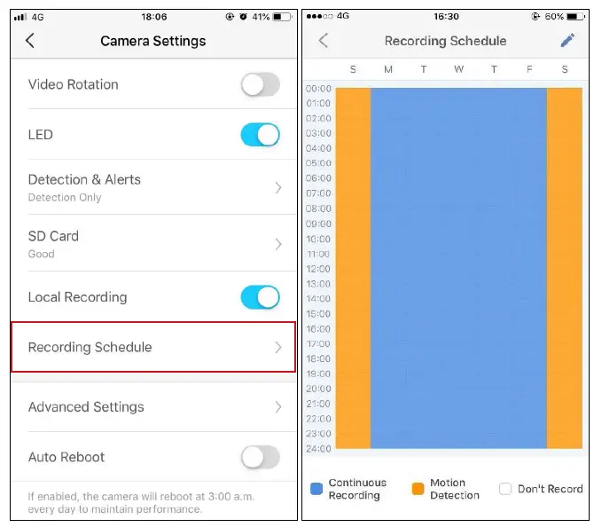 After editing the detection