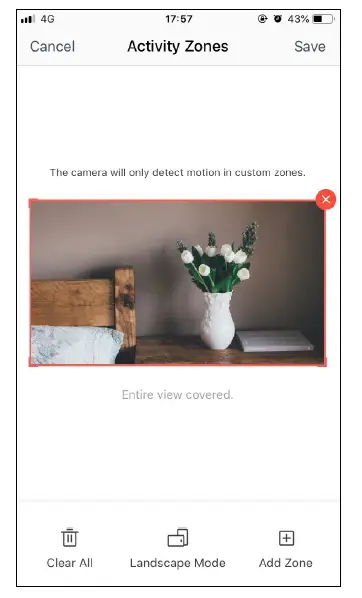 Customize Activity Zones