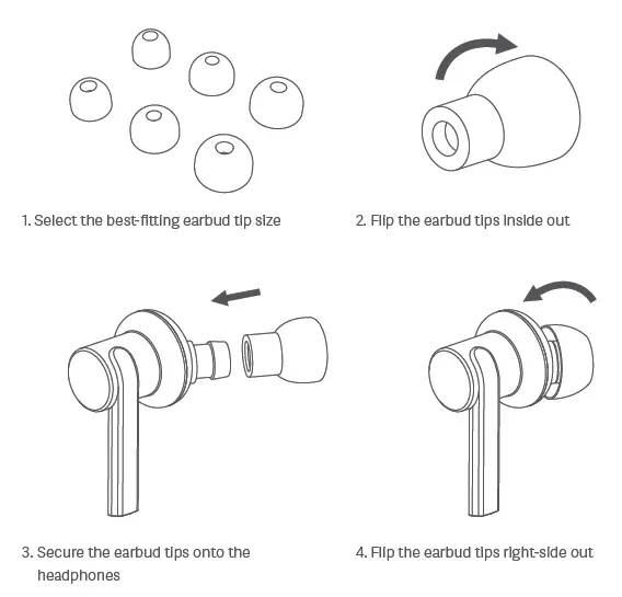 Changing Earbud Tips
