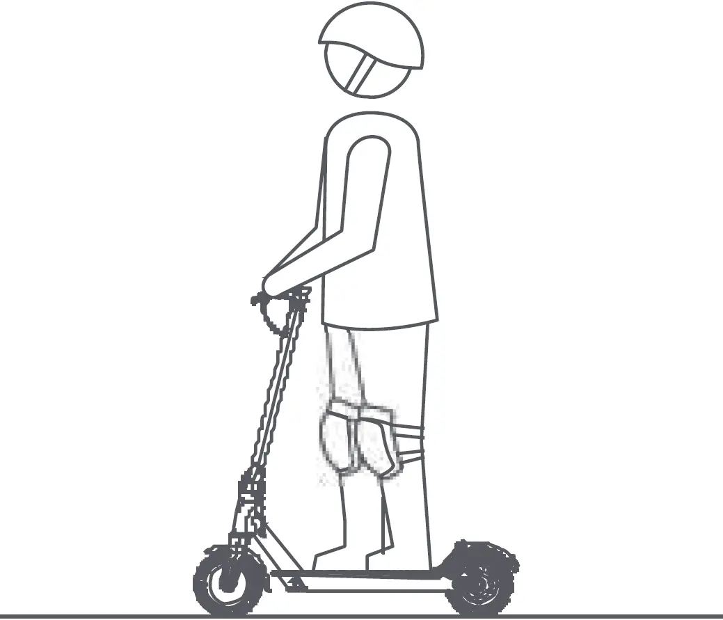 Keep Both Feet on Scooter Deck