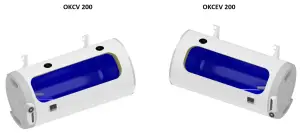 DRAZICE OKCV 200 Tank Type Water Heater for Horizontal - left designj