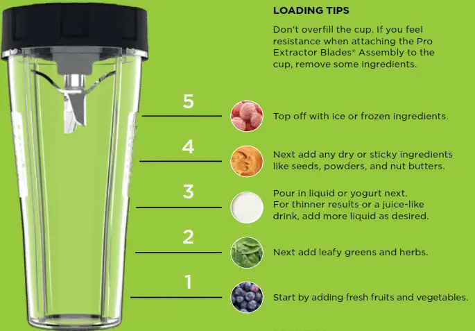 NINJA QB3001UKS Smoothie Maker - SERVE CUP