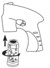 Coopers OF STORTFORD H855 Pk2 Light Up Bubble Blaster Gun - .Screw the bottle