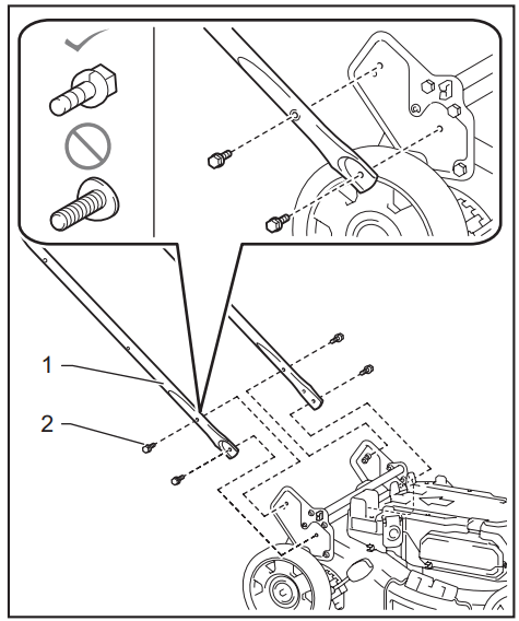 makita CML01 Battery Powered Lawn Mower - Bolt