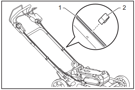 makita CML01 Battery Powered Lawn Mower - Cord