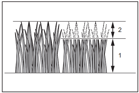 makita CML01 Battery Powered Lawn Mower - grass