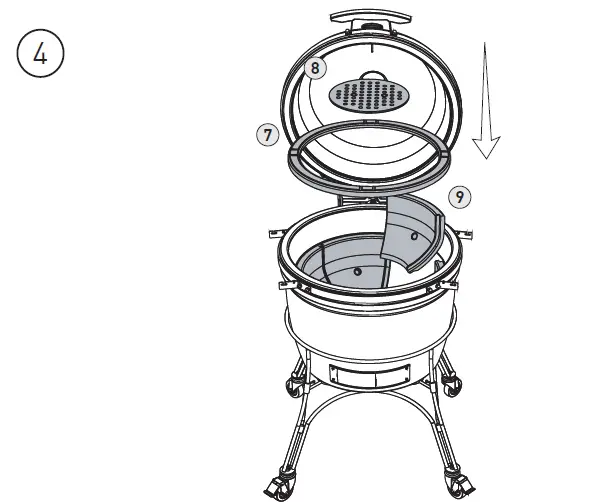 KAMADO JOE VND55882080 Big Joe I Charcoal Grill-11