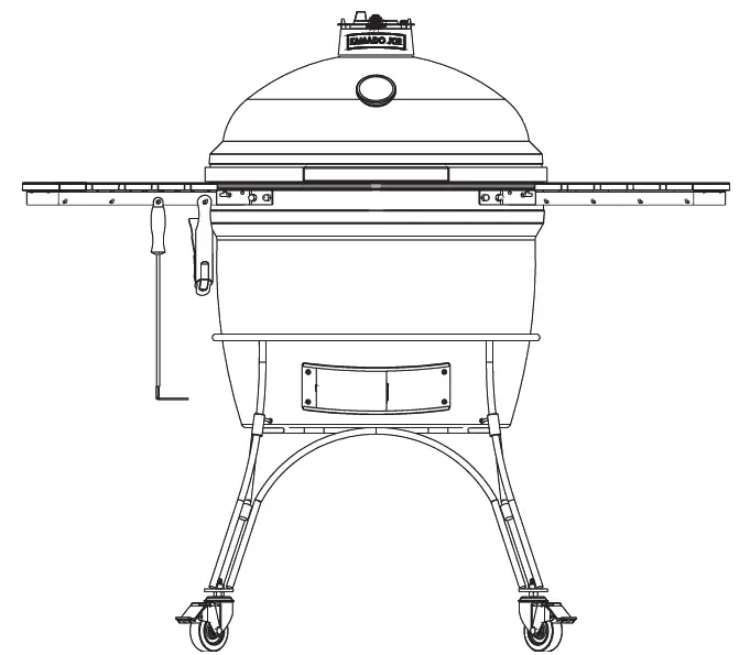 KAMADO JOE VND55882080 Big Joe I Charcoal Grill-15