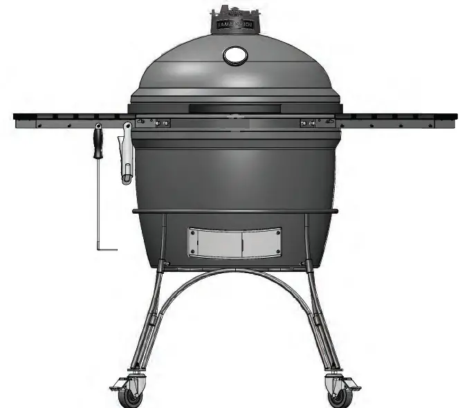 KAMADO JOE VND55882080 Big Joe I Charcoal Grill