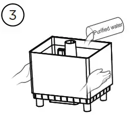 Midea SCK 3Q60B 1 6 Gallon Cool and Warm Mist Ultrasonic Humidifier - INSTRUCTION FOR USE 2