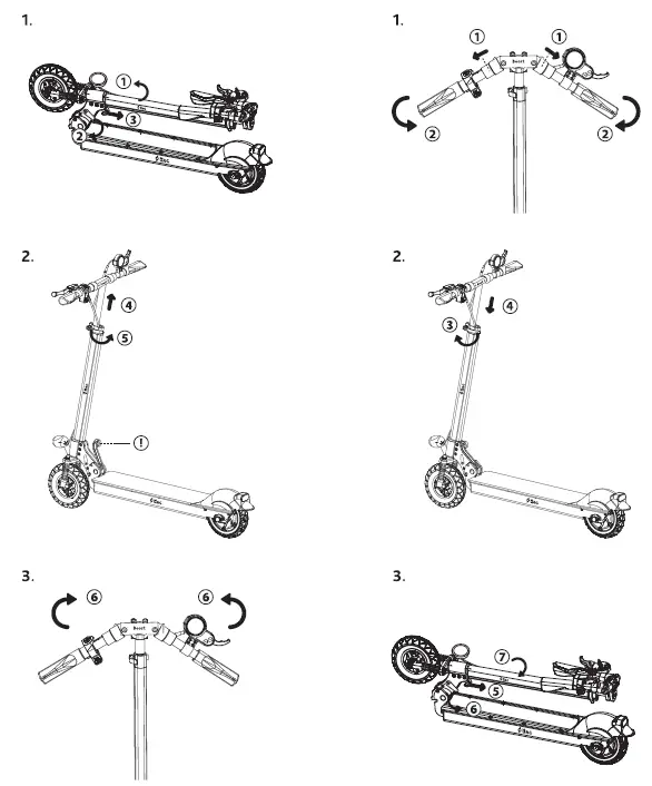 ttec Boost Foldable Electric Scooter with Schock Absorbers 4