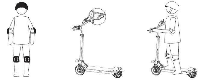 ttec Boost Foldable Electric Scooter with Schock Absorbers 6