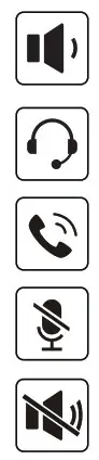 ZULTYS Z 22G Gigabit Business IP Phone - Screen Icons