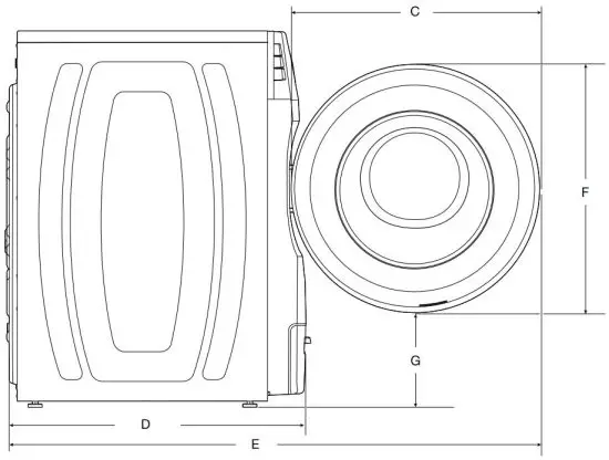 FIG 5 PRODUCT DIMENSIONS