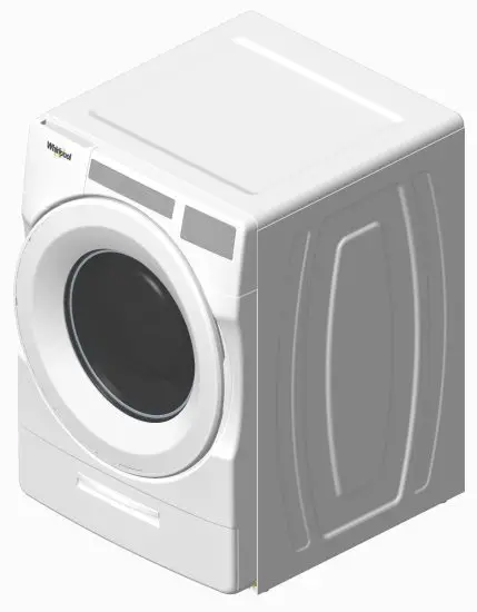 Whirlpool Front Load Washer with Load and Go Dispenser