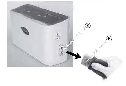 Hang the control unit