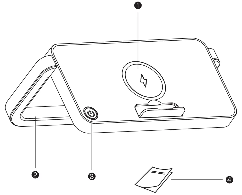 global sources AB0307 Wireless Charger and Reading Lamp - Overview