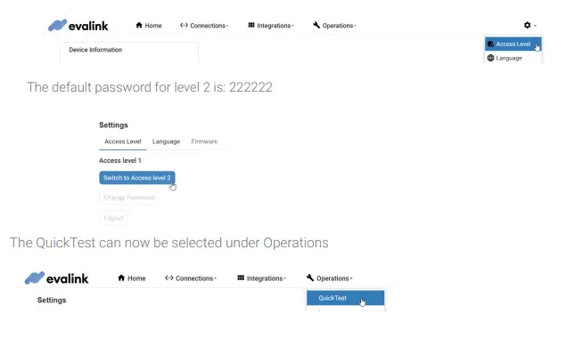 evalink 4G Transmitter TNA Connect - app