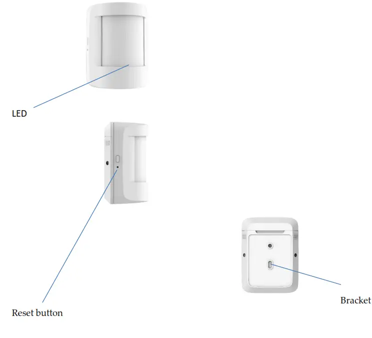 inovelli 7CA SS VE C0 Motion sensor Pet Immunity ZWave - Reset button