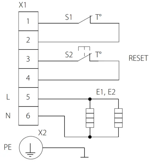 CONNECTION TO POWER MAINS