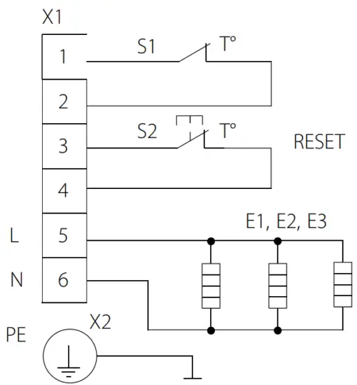 CONNECTION TO POWER MAINS