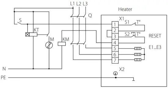 CONNECTION TO POWER MAINS