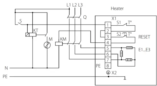 CONNECTION TO POWER MAINS