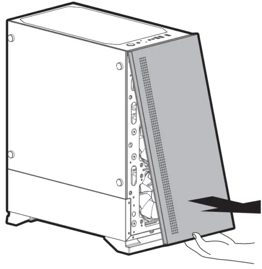 Removing the front panel