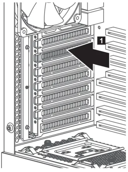 Mounting the PCI-E(VGA) card