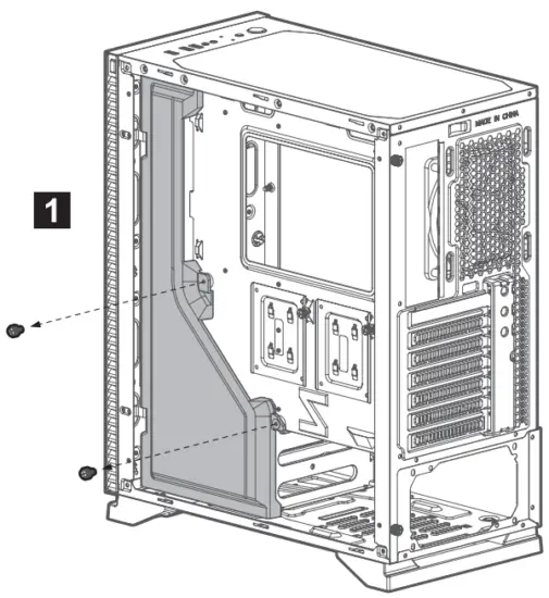 Mounting the 3.5" and 2.5" SSD / HDD