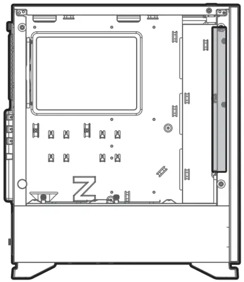 Mounting the radiator
