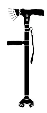 Urge- Medical- 02100A -Clever -Cane -with -LED -Light- product