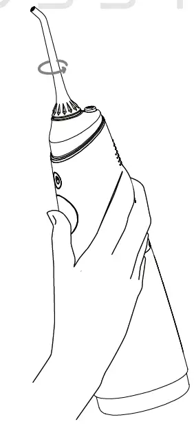 OWLYVISION FLOSSY Portable Oral Irrigator 13