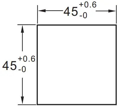 Single install Cutout