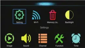 Menu Operations - TV Menu