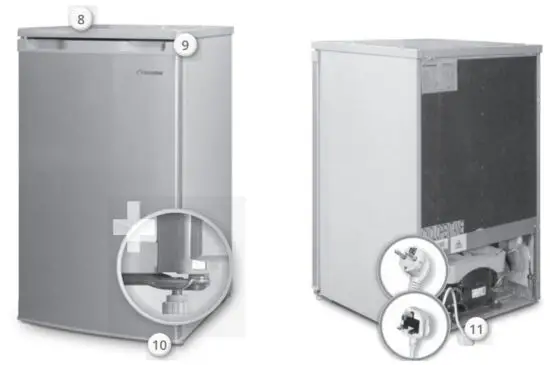 inventor MP850S Refrigerator Mini Bar - MINI BAR 2