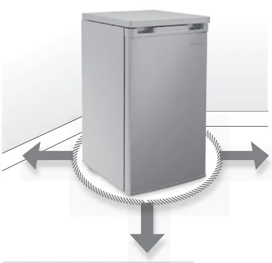 inventor MP850S Refrigerator Mini Bar - Position