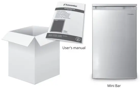 inventor MP850S Refrigerator Mini Bar - STEPS BEFORE USE