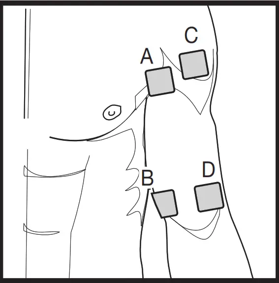 beurer Digital EMS TENS unit - fibre structures