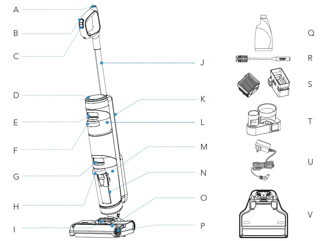 Tineco S3 Series Floor One Smart Cordless Hard Floor Cleaner FIG 1