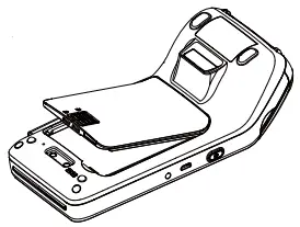 Open the battery door