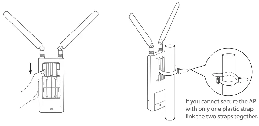 IP-COM iUAP AC M Indoor Outdoor Wi Fi Access Point - 8