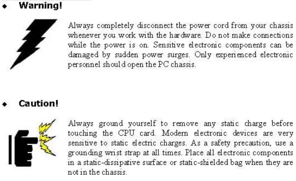 Bointec DGF104A Dual-Band WiFi + Bluetooth Mini PCIe Adapter User Manual - Safety Precautions