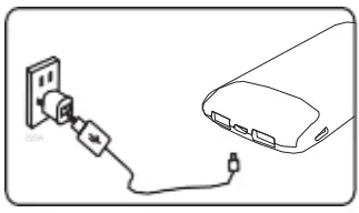 MIABOO PW201L Portable Power Bank - C power adapter