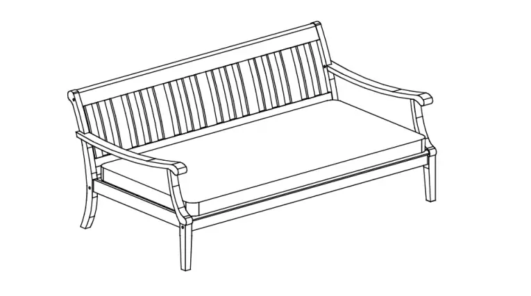 Day Bed with Cushion