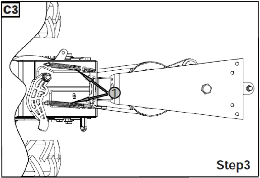 TEXAS CB 8700 rough grass movers 2C3