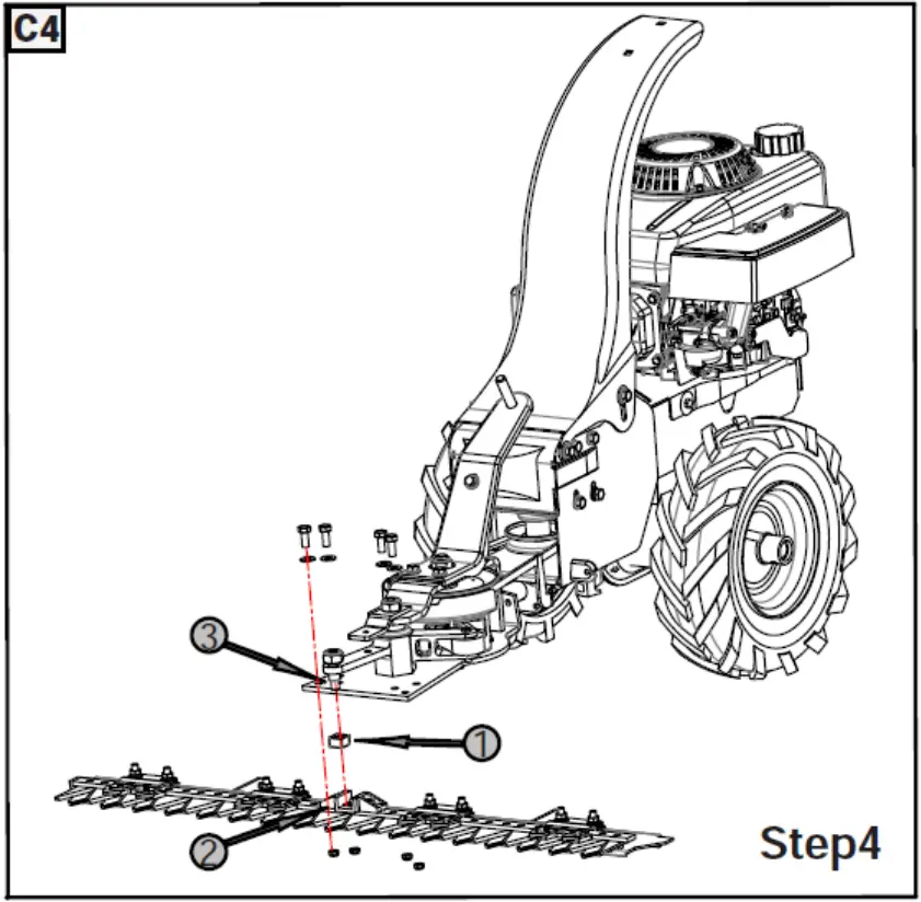 TEXAS CB 8700 rough grass movers 2C4